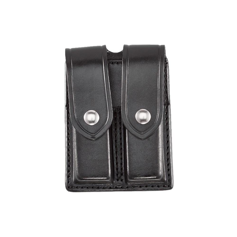 Ruger Black Leather For Glock Double Magazine Pouch Basketweave Sig 