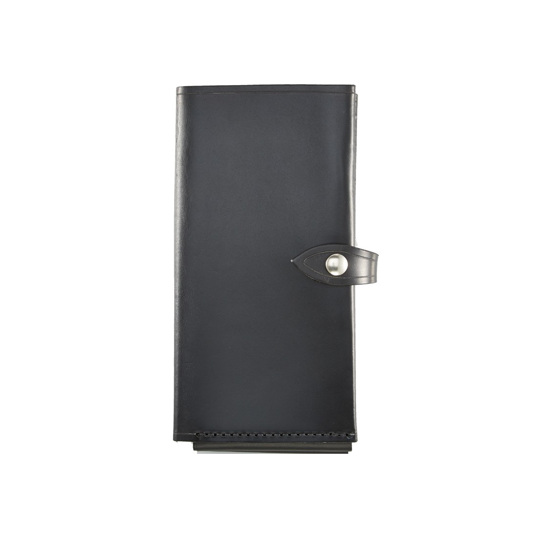 BLACK LEATHER DOUBLE CITATION BOOK WITH 2 CLIPS 