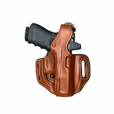 Details about   Discontinued AKER Leather Black Leather Open Top  OWB Holster For S&W 4506 ROUND 