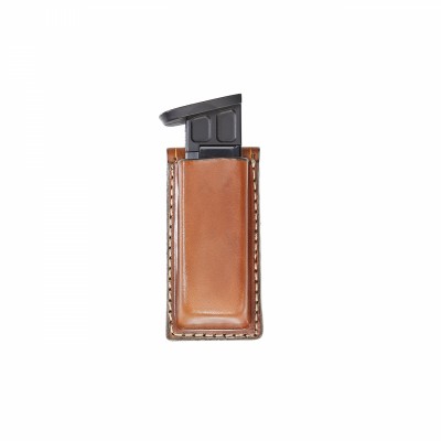 Details about   Leather Double MAG POUCH for Single Stack magazines fits Sig P239 Mags & similar 
