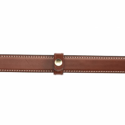 Perfect Fit Duty Belt Keepers 3/4 Plain Genuine Leather Chrome Snap USA  Made 4